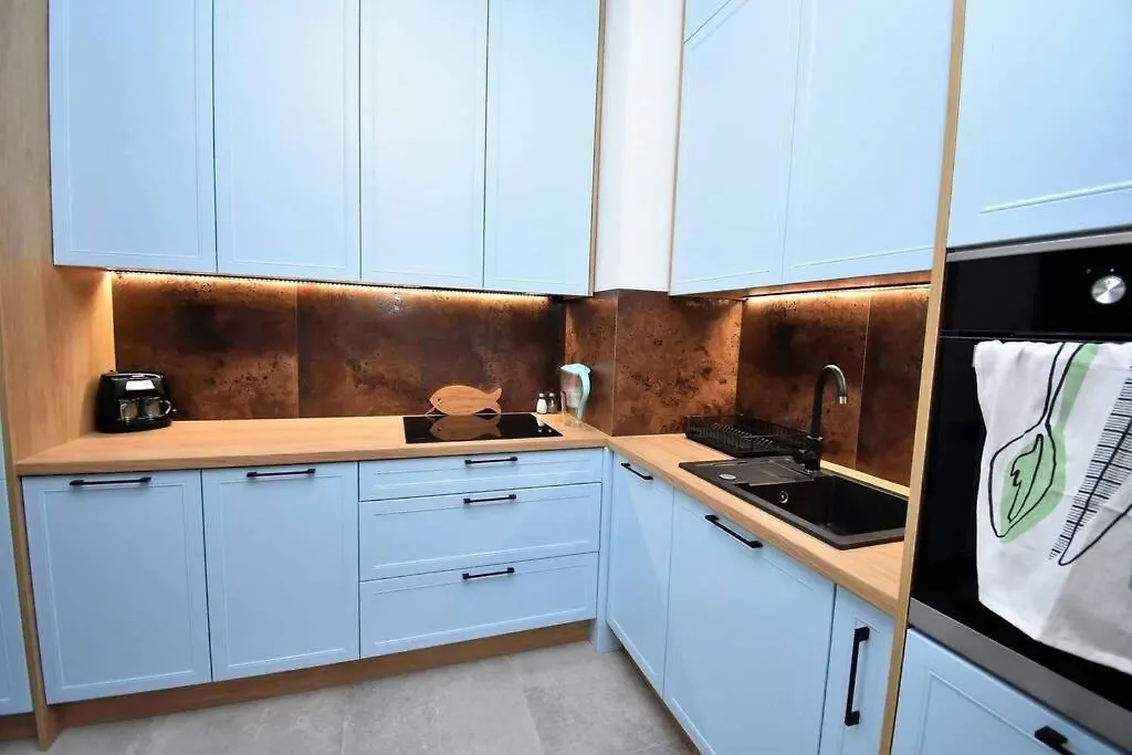 Apartment Apartament Blue Bastion Walowa 23C Z Klimatyzacja I Miejscem Parkingowym W Podziemnym Parkingu Gdansk Poland