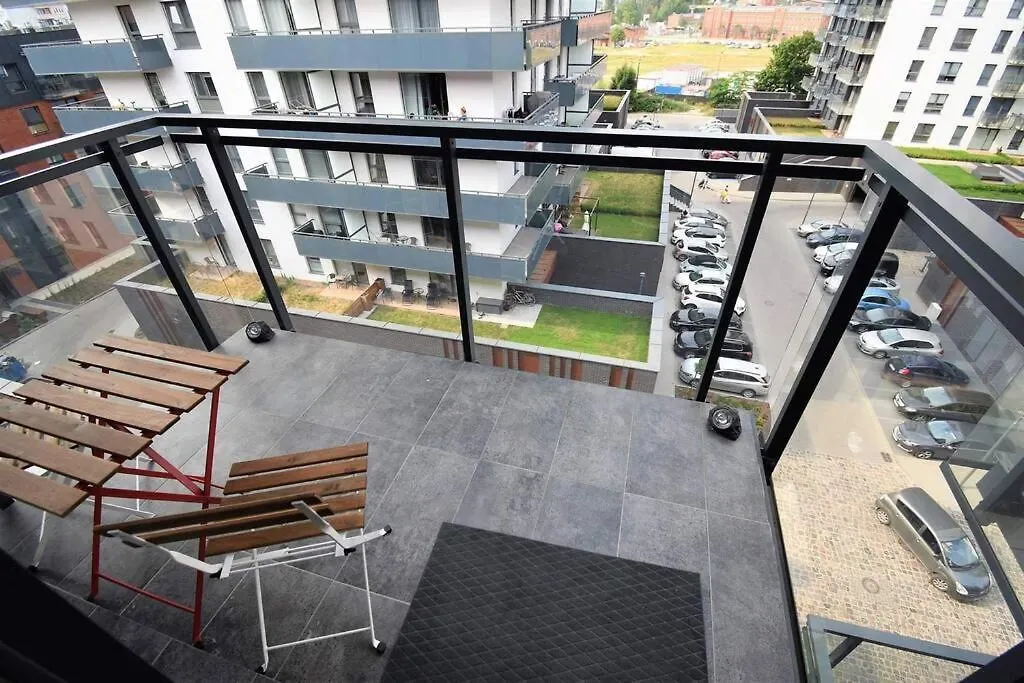 Apartment Apartament Blue Bastion Walowa 23C Z Klimatyzacja I Miejscem Parkingowym W Podziemnym Parkingu Gdansk